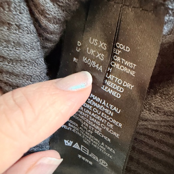 Free People We The Free Nikki Layering Top Bandana Sleeve Thermal Blue XS - Picture 10 of 11